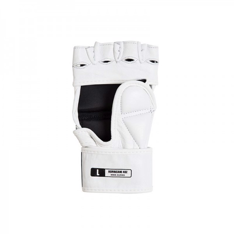 Stormcloud hurricane MMA Gloves - white